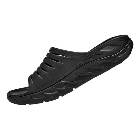 HOKA Ora Recovery Slide Flip Flops Black 3 HOKA Ora Recovery Slide Flip Flops Black - Image 3