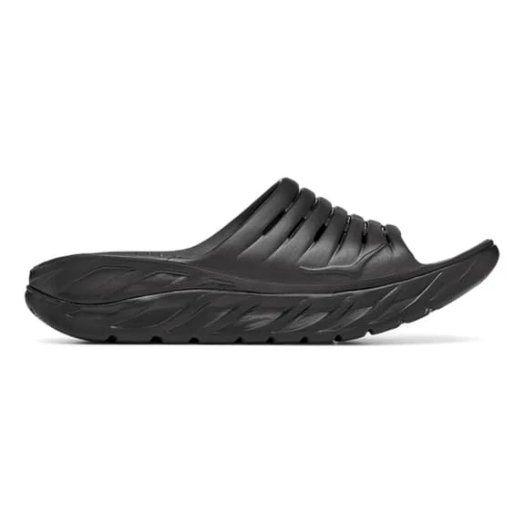 HOKA Ora Recovery Slide Flip Flops Black 6 HOKA Ora Recovery Slide Flip Flops Black - Image 6