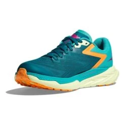 HOKA Zinal Shoes Green Turquoise Orange Fuchsia -Nordis Camping Shop hk 1119399 dlc 003