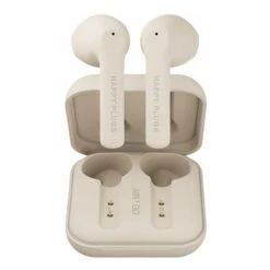 Happy Plugs Air 1 Go Headphones Beige -Nordis Camping Shop hpy 1672 003
