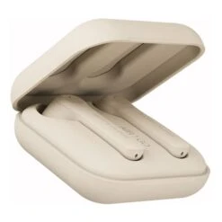 Happy Plugs Air 1 Go Headphones Beige -Nordis Camping Shop hpy 1672 004