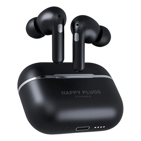 Happy Plugs Air 1 Zen Headphones Black 2 Happy Plugs Air 1 Zen Headphones Black - Image 2