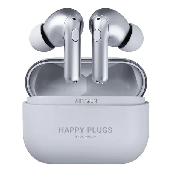 Happy Plugs Air 1 Zen Headphones Silver 3 Happy Plugs Air 1 Zen Headphones Silver - Image 3