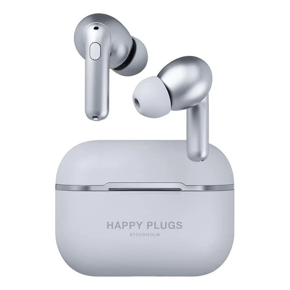 Happy Plugs Air 1 Zen Headphones Silver 4 Happy Plugs Air 1 Zen Headphones Silver - Image 4