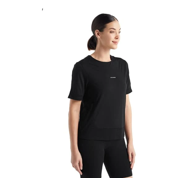 T-Shirt Icebreaker ZoneKnit Short Sleeve Black Women 1 T-Shirt Icebreaker ZoneKnit Short Sleeve Black Women