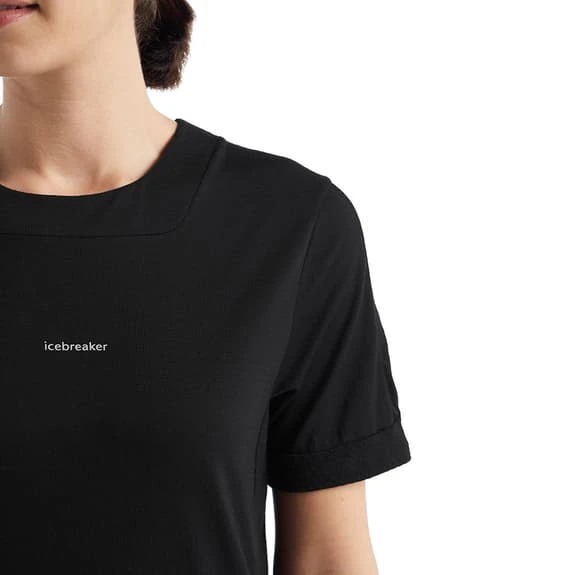 T-Shirt Icebreaker ZoneKnit Short Sleeve Black Women 4 T-Shirt Icebreaker ZoneKnit Short Sleeve Black Women - Image 4