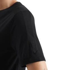 T-Shirt Icebreaker ZoneKnit Short Sleeve Black Women 10 T-Shirt Icebreaker ZoneKnit Short Sleeve Black Women -Nordis Camping Shop ib 0a59lj001 005