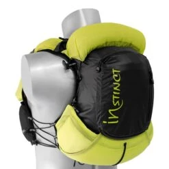 InStinct Trail Eklipse 12L Hydration Vest Yellow Fluo Black -Nordis Camping Shop ins bag ek 1