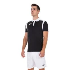 Joma Championship V Polo Black White -Nordis Camping Shop jma 101265.102 004