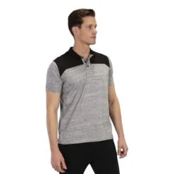 Joma Winner II Polo Black Grey -Nordis Camping Shop jma 101282.150 005