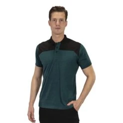 Joma Winner II Polo Green Black 10 Joma Winner II Polo Green Black -Nordis Camping Shop jma 101282.425 005