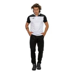 Joma Combi Polo White Black -Nordis Camping Shop jma 101371.201 004