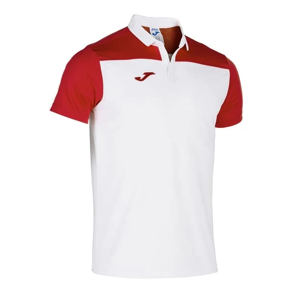 Joma Combi Polo White Red 1 Joma Combi Polo White Red