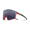 Julbo Edge Glasses Black Matte Orange With REACTIV Photochromic Performance 0-3 Grey Lenses