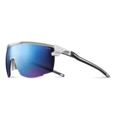 Julbo Ultimate Glasses Matte White Black With Blue Spectron 3 Lenses