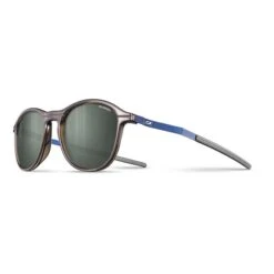 Julbo Link Glasses Translucent Brown Shiny Blue With Spectron 3 Polarised Green Lenses