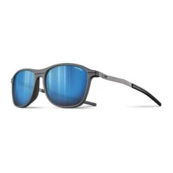 Julbo Fuse Glasses Translucent Black Matte With Spectron 3 Polarised Blue Lenses