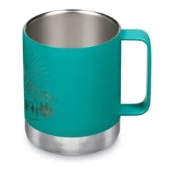 Klean Kanteen Camp Mug Tumbler Lid Cap 350 Ml Turquoise Grey -Nordis Camping Shop kle 1009749 002