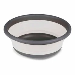 Kampa Medium Collapsible Round Bowl Grey