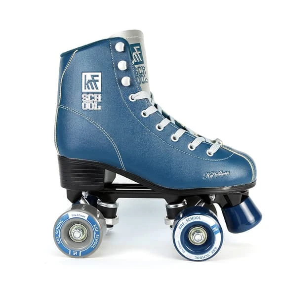 KRF Alu Pro School Quad Skates Blue 1 KRF Alu Pro School Quad Skates Blue