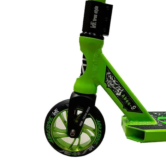 KRF AGR Team-High Scooter Green White 2 KRF AGR Team-High Scooter Green White - Image 2