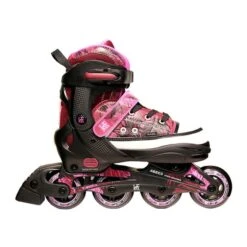 KRF Adjustable Jungle Inline Skates Pink Kids