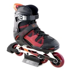KRF MAX-80 Inline Skates Black Red -Nordis Camping Shop krf 0017470 004