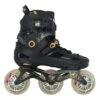 KRF FRS Angel 3x100 Wheels Next Inline Skates Black Gold