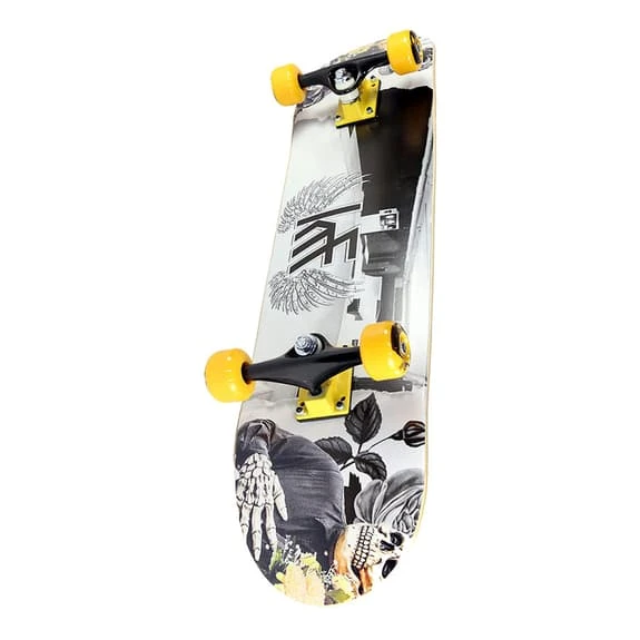 Skate KRF Spark On-Street White Black Yellow 3 Skate KRF Spark On-Street White Black Yellow - Image 3