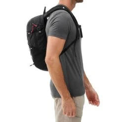 Lafuma Active 18L Backpack Black Grey -Nordis Camping Shop lm lfs6406 0247 004