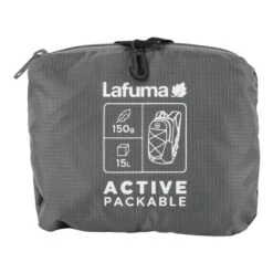 Lafuma Active Packable 15L Backpack Grey -Nordis Camping Shop lm lfs6407 6099 003