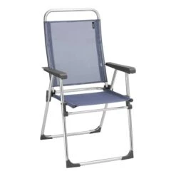 Lafuma Mobilier Alu Victoria Batyline Folding Chair Lilac Blue