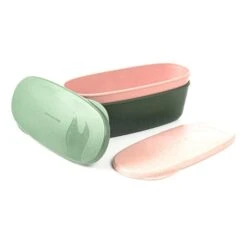 Light My Fire SnapBox Oval BIO Container Green Pink (2 Pack)
