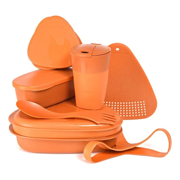 Light My Fire MealKit BIO Camping Dishware 8pcs Orange 1 Light My Fire MealKit BIO Camping Dishware 8pcs Orange