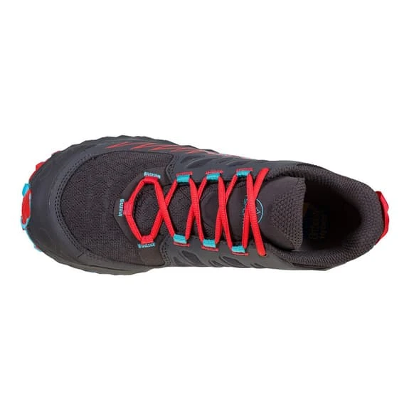 La Sportiva Lycan GORE-TEX Shoes Black Red Light Blue Women 3 La Sportiva Lycan GORE-TEX Shoes Black Red Light Blue Women - Image 3