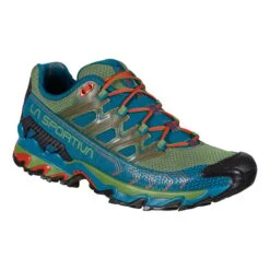 La Sportiva Ultra Raptor II Shoes Blue Green Orange