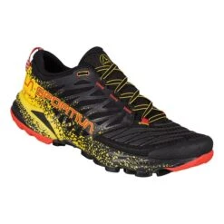 La Sportiva Akasha II Shoes Black Yellow Red