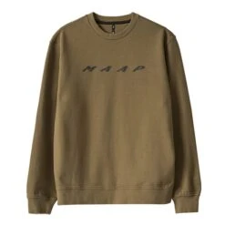 MAAP Evade Crew Sweatshirt Olive Green Black
