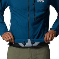 Mountain Hardwear Stretch Ozonic Jacket Blue Black -Nordis Camping Shop mh 1985741 418 006