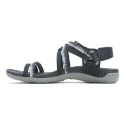 Merrell Terran 3 Cush Lattice Sandals Black White Women 8 Merrell Terran 3 Cush Lattice Sandals Black White Women -Nordis Camping Shop ml j002712 003