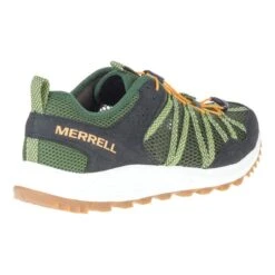 Merrell Wildwood Aerosport Trainers Black Green Orange -Nordis Camping Shop ml j036113 005