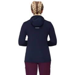 Mammut Aconcagua Light ML Polartec Fleece Navy Blue Women 9 Mammut Aconcagua Light ML Polartec Fleece Navy Blue Women -Nordis Camping Shop mm 1014 04410 5118 004