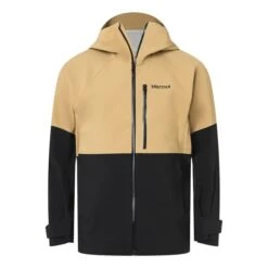 Marmot Refuge Pro Hooded Jacket Light Brown Black