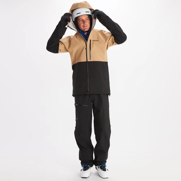 Marmot Refuge Pro Hooded Jacket Light Brown Black 5 Marmot Refuge Pro Hooded Jacket Light Brown Black - Image 5