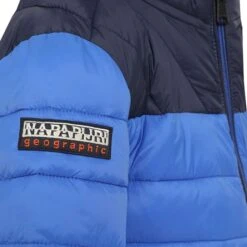 Napapijri Aerons Hood Jacket Light Blue Kids -Nordis Camping Shop nap na4epmbe1 004