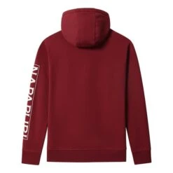 Napapijri Badas Hoodie Maroon White 10 Napapijri Badas Hoodie Maroon White -Nordis Camping Shop nap na4fqmr54 006