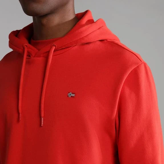 Napapijri Balis Hoodie Red Orange 5 Napapijri Balis Hoodie Red Orange - Image 5