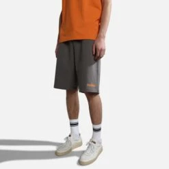 Napapijri Box Shorts Dark Grey Orange -Nordis Camping Shop nap np0a4gaoh311 003