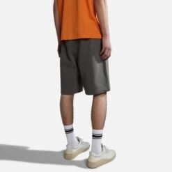 Napapijri Box Shorts Dark Grey Orange -Nordis Camping Shop nap np0a4gaoh311 005