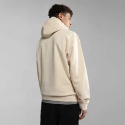 Napapijri Box 1 Hoodie White Cream Black 8 Napapijri Box 1 Hoodie White Cream Black -Nordis Camping Shop nap np0a4gbens51 003